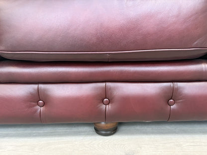 F.V. At The Helm Shackleton Leather Chesterfield 4 Seater Sofa - RRP £2,895
