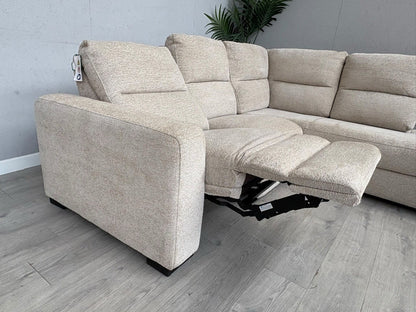 DFS DAVIS RHF Chaise Power Recliner Storage Fabric Corner Sofa - RRP £1,599
