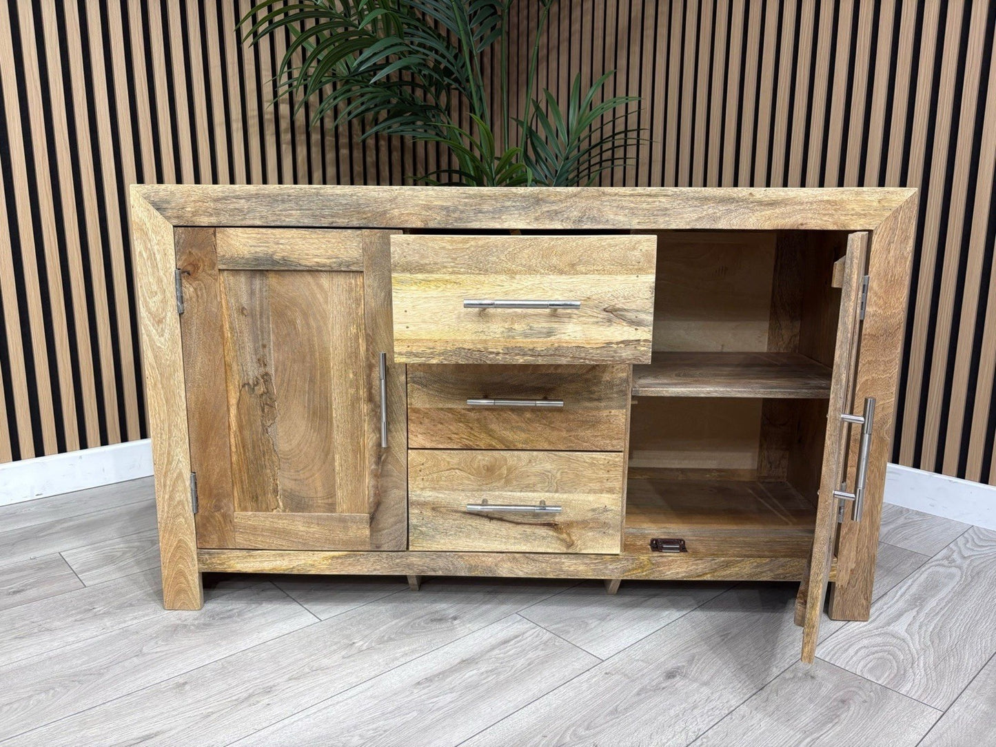 NEXT Sample - Cuba Mango Wood 2 Door 3 Drawer Sideboard - RRP: £1095