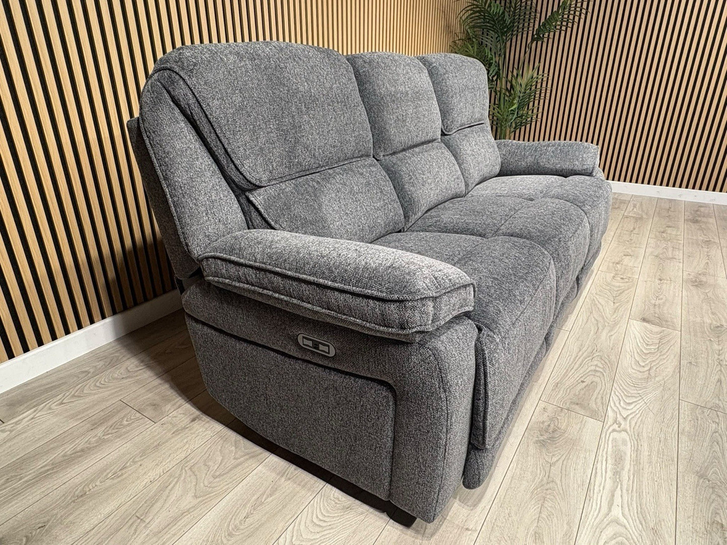 ORLANDO Fabric 3 Seater Power Recliner Sofa - RRP £1799