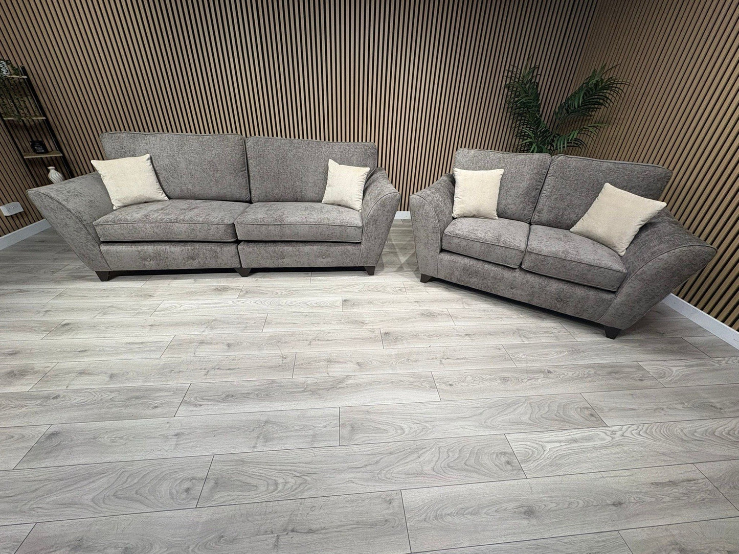 DFS Sample Fabric 4 Seater + 2 Seater Sofa Set - RRP £2559