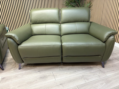 Furniture Village JUDE Style Leather 2 Seater Sofa - RRP £1795