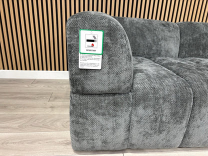 Taskers KIRWIN Large Fabric 3 Seater Sofa + Footstool - RRP £2,999