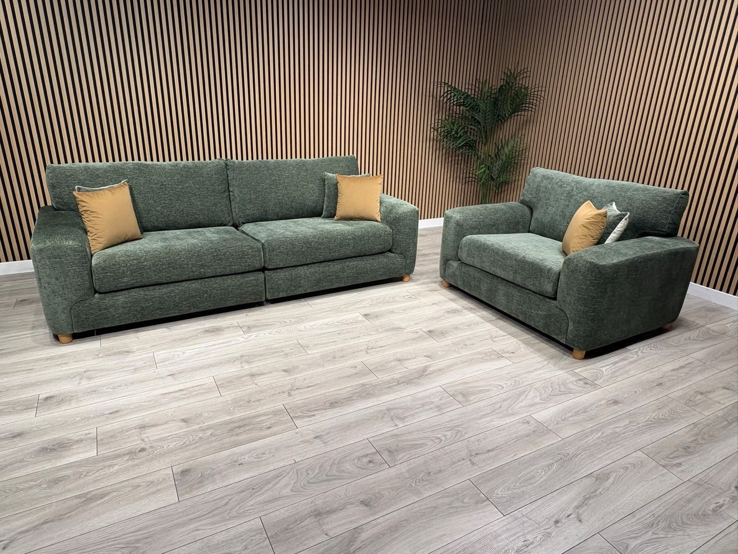 DFS Sample Enzo Fabric 4 Seater Sofa + Love Chair Set RRP £2799