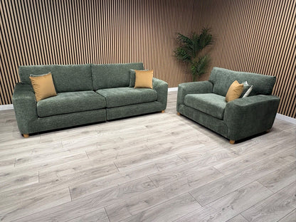 DFS Sample Enzo Fabric 4 Seater Sofa + Love Chair Set RRP £2799