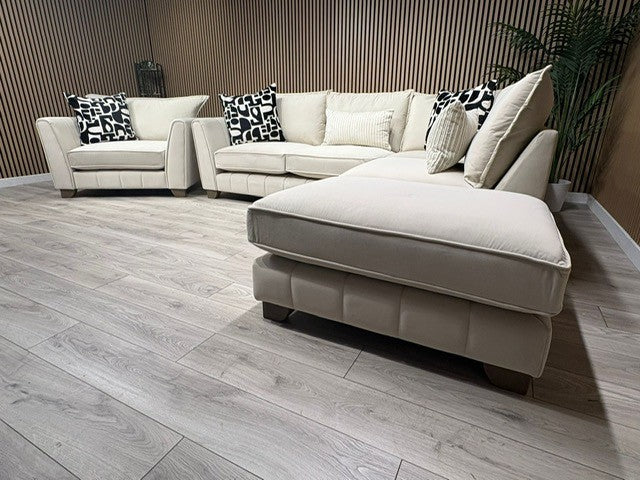 F.V Mariah Style Corner Sofa & Love Chair - Different Combinations Available