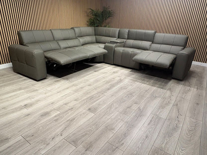 Sofology BARI Large Leather Power Recliner Corner Sofa - RRP £5899