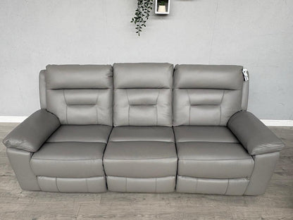 DFS Braylan Leather 3 Seater + Armchair, Power Recliner Sofa Set - RRP £2,248