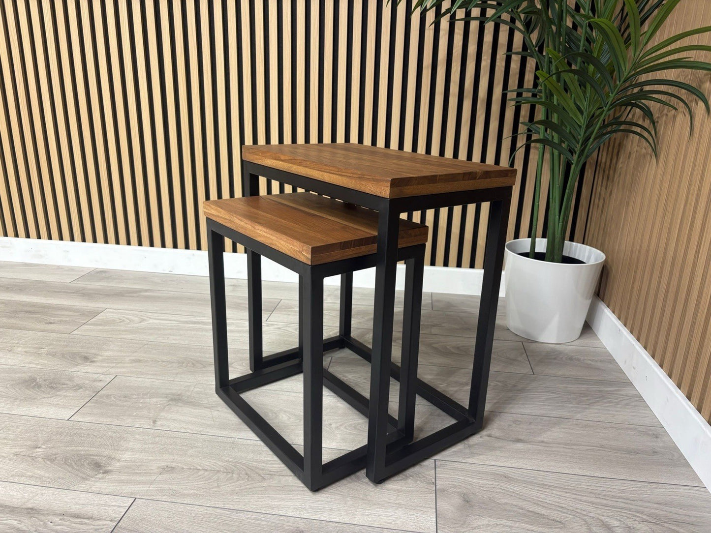 NEXT Sample - New Bronx nest of two tables - RRP: £269