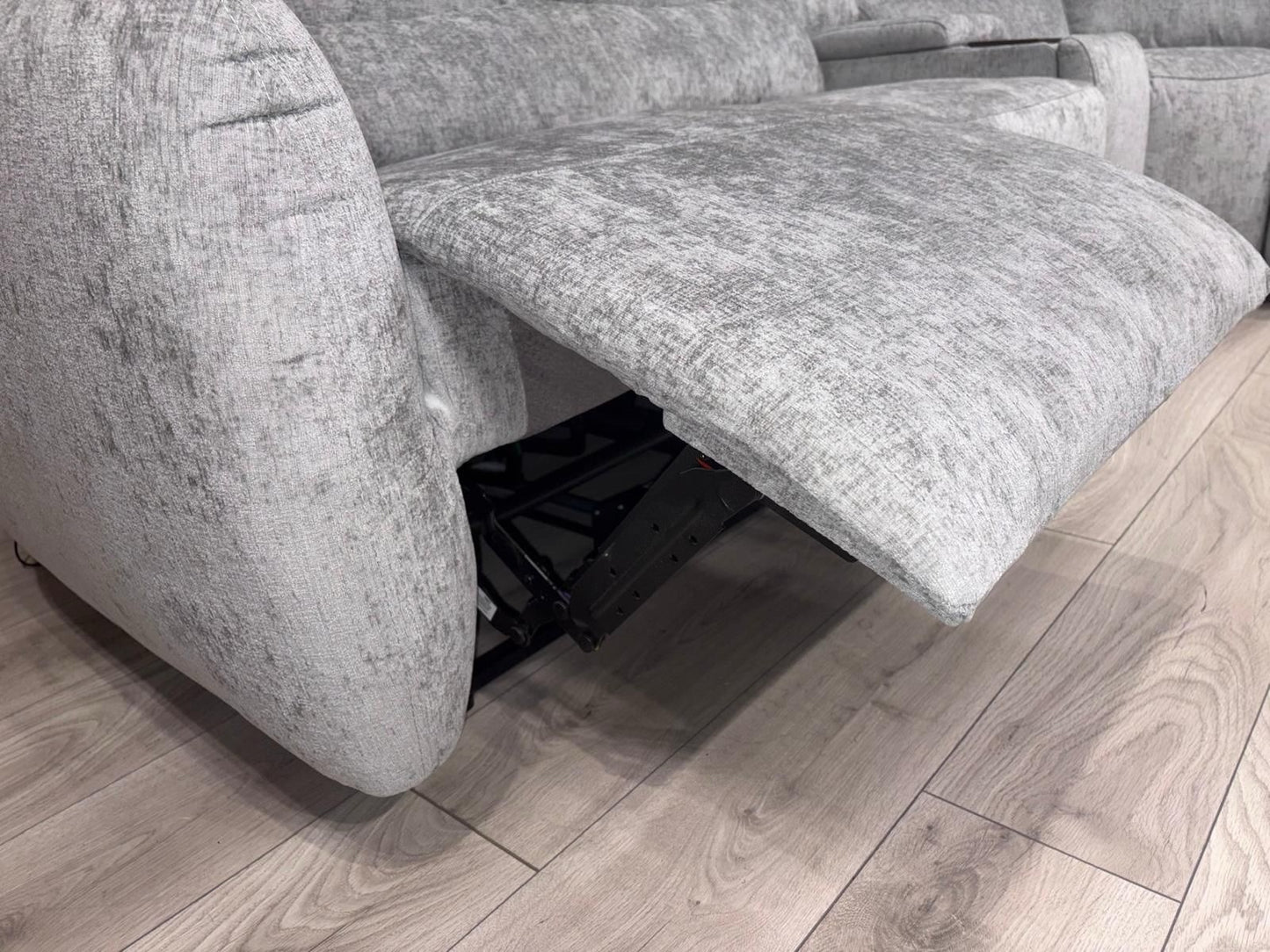 SOHO Fabric Modular 2 Corner 2 Console Sofa Set, Power Recliners - RRP £2,995