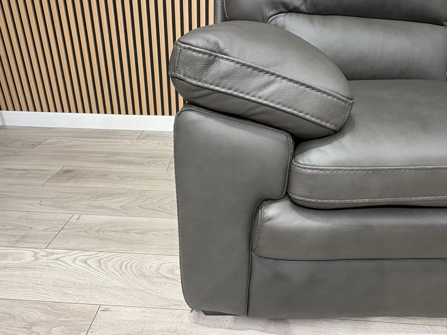 DFS Brooker Leather 3 Seater + 2 Seater Static Sofa Set  - RRP £3690