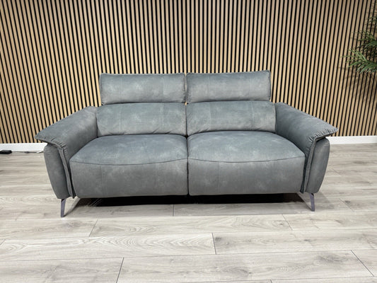 Furniture Village JUDE Fabric 3 Seater Power Recliner Sofa, Fern - RRP £2,195