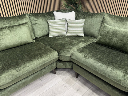 Very Home Sanremo Fabric Corner Group Sofa ( 2c2 )  Olive RRP £3199