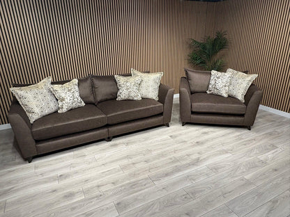 Ashley Manor SAN MATTEO 4 Seater Sofa + Love Chair Set - RRP £5290