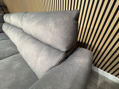 Furniture Village MOET Fabric 2 Corner 2 Power Recliner Sofa RRP £3295