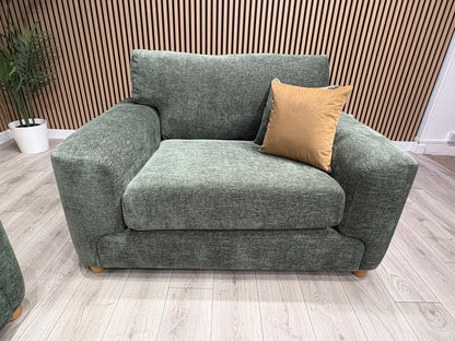 DFS Sample Enzo Fabric 4 Seater Sofa + Love Chair Set RRP £2799