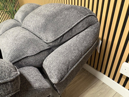 ORLANDO Fabric 3 Seater + 2 Seater Power Recliner Sofa Set - RRP £3398