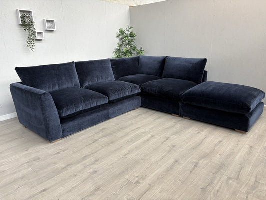Westbridge PARKER / Sofology CAVALLI Style Fabric Open End Corner Sofa RRP £5999