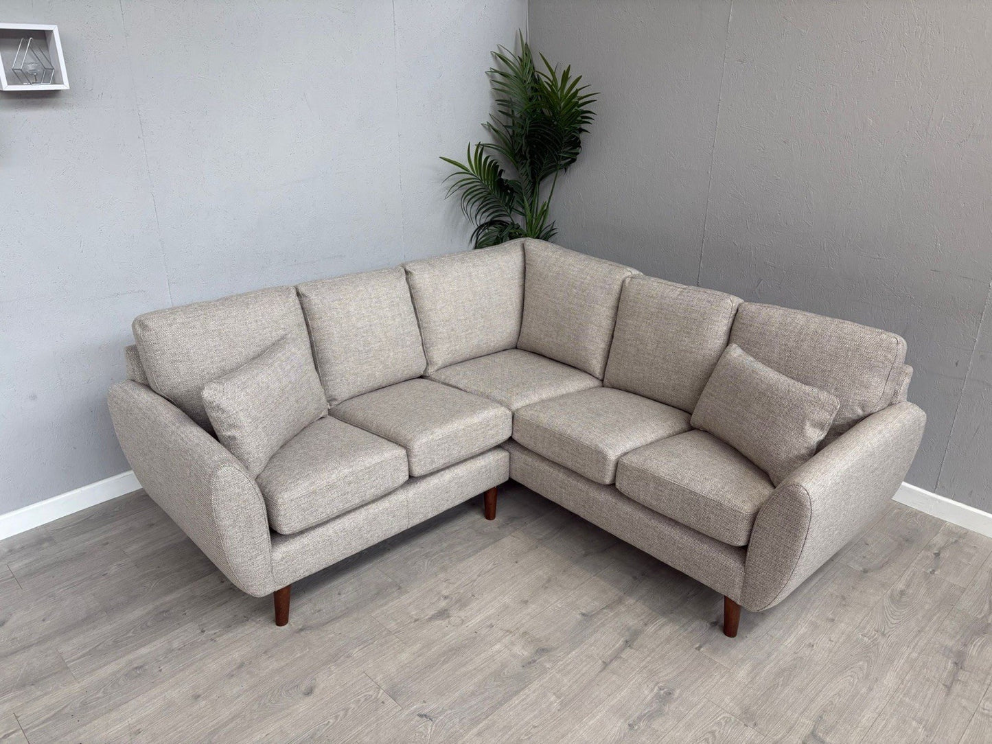 NEXT - WILSON Fabric Small Corner Sofa ( 2 Corner 2 ) Mid Natural - RRP £1,550