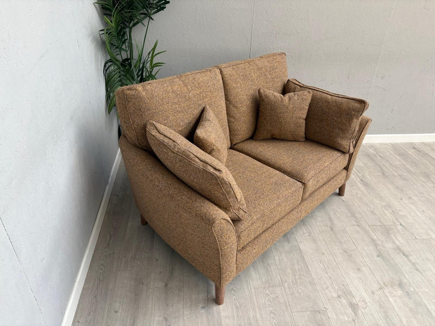 Westbridge DIXIE Small Fabric 2 Seater Sofa, Ochre - RRP £1,899