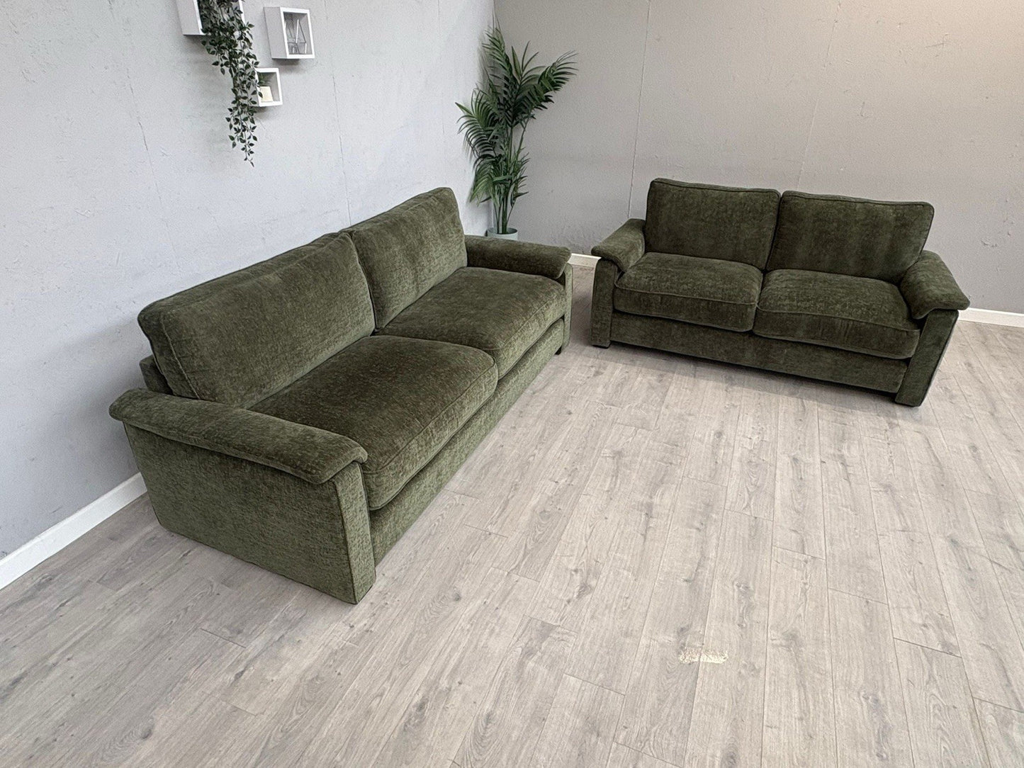 Furniture Village BOXY Fabric 3 + 2 Seater Mini Arm Sofa Set - RRP £3690