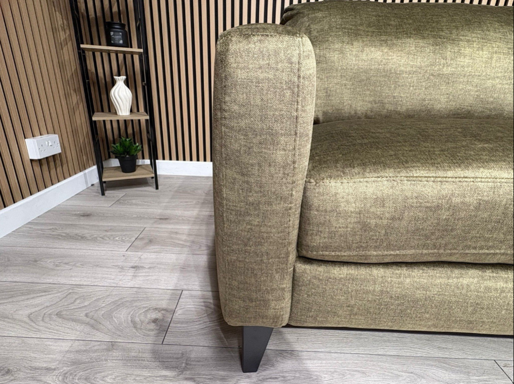 John Lewis BAILEY Style Fabric 3 Seater Sofa, Olive - RRP £1990