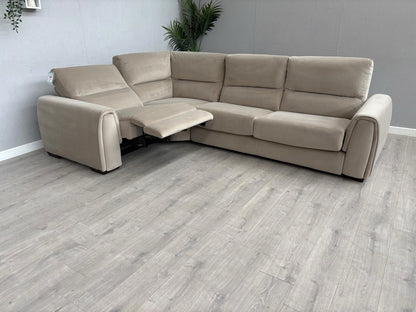 F.V Flex LHF Corner Sofa Bed with Power Recliner & Storage Arms - RRP £2945