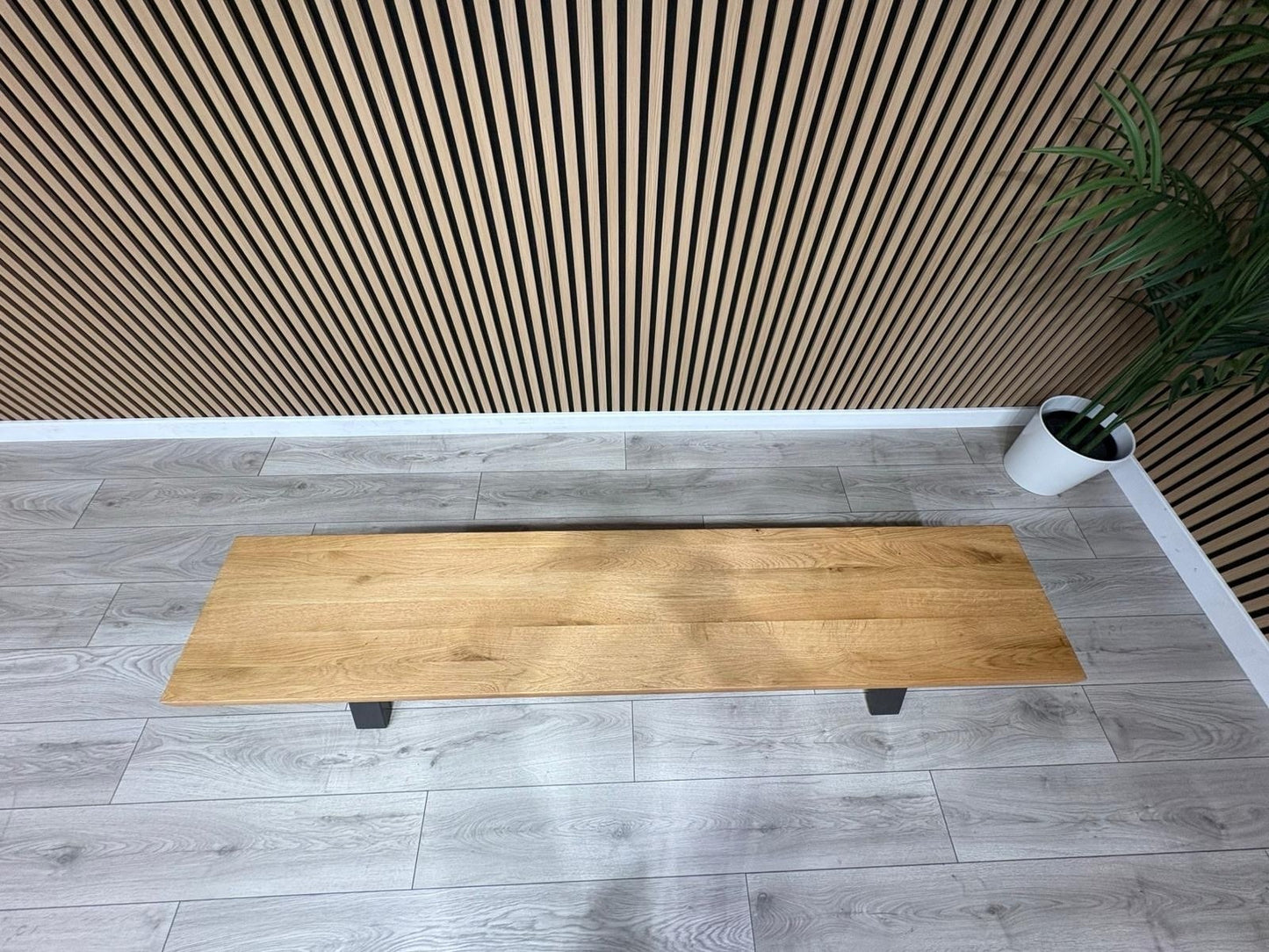 Furniture Village EARTH Solid Oak 180cm Dining Bench - RRP £359