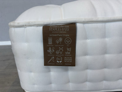 Staples and Co. Artisan Pure UTOPIA Mattress 5ft Kingsize, Firm - RRP £2,099