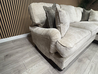 Laura Ashley HERITAGE Style Fabric 3 Seater Chaise Sofa - RRP £2,800