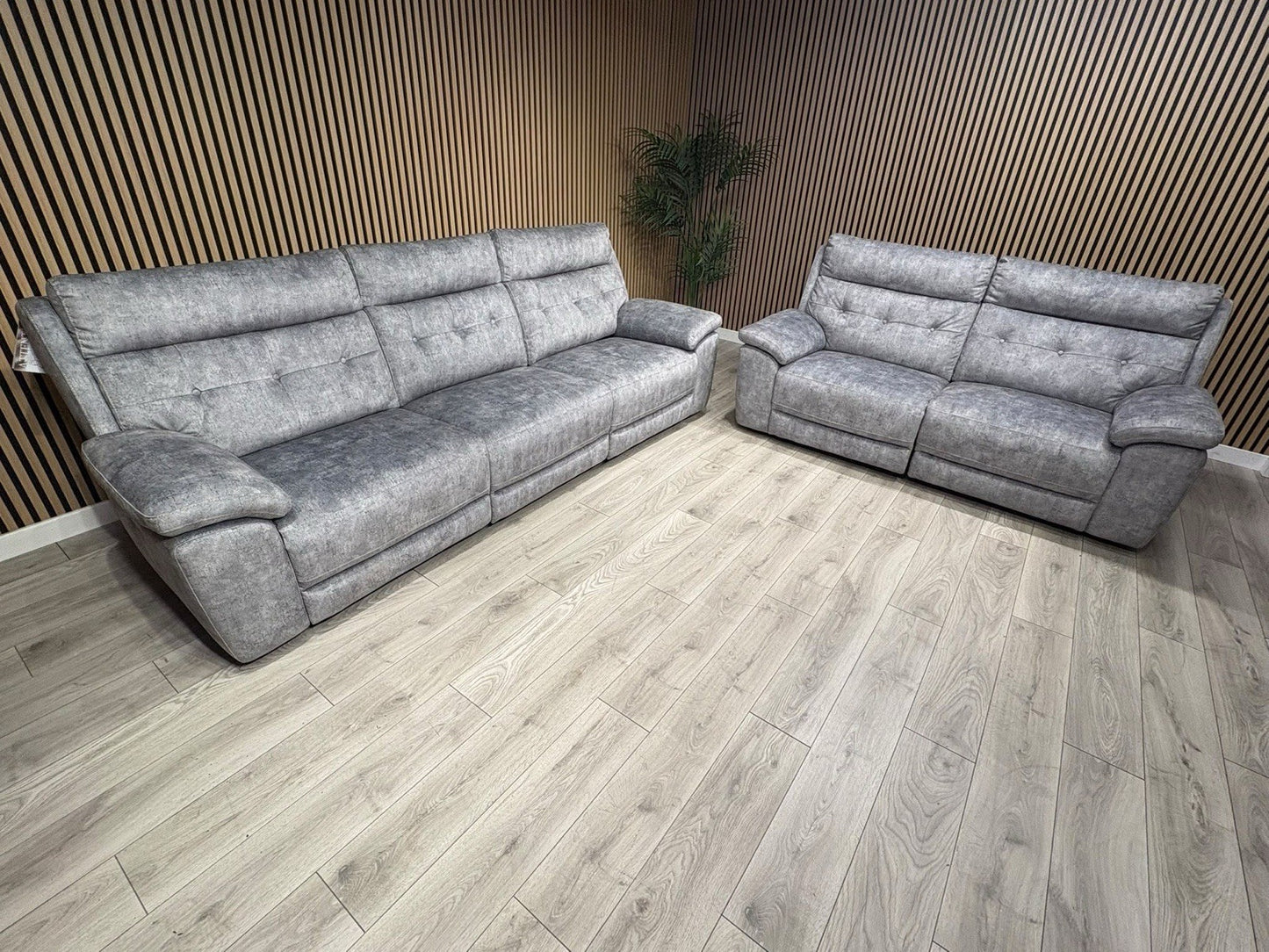 SCS Belford 3+3 Seater Power Recliner Sofa Set with Head Tilt - RRP £2698