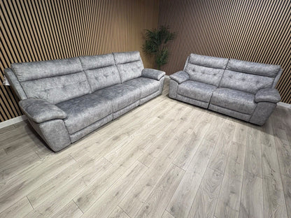 SCS Belford 3+3 Seater Power Recliner Sofa Set with Head Tilt - RRP £2698