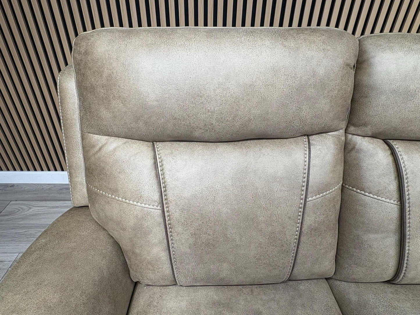 DFS 3 Seater + 2 Seater Fabric Power Recliner Sofa Set - RRP £3698