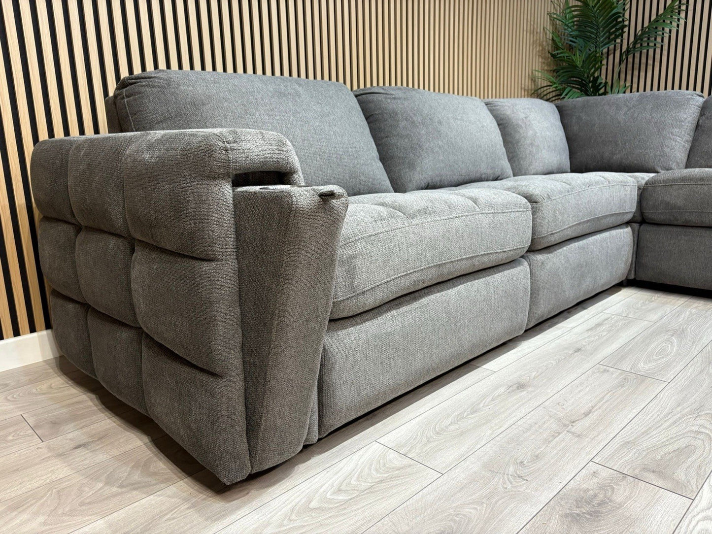 DFS - MAVAM Modular Premium Fabric Large 2 Corner 2 Sofa + Footstool - RRP £3699