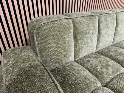 PARIS Fabric 3 Seater + 2 Seater Sofa Set, Olive - RRP £2,578