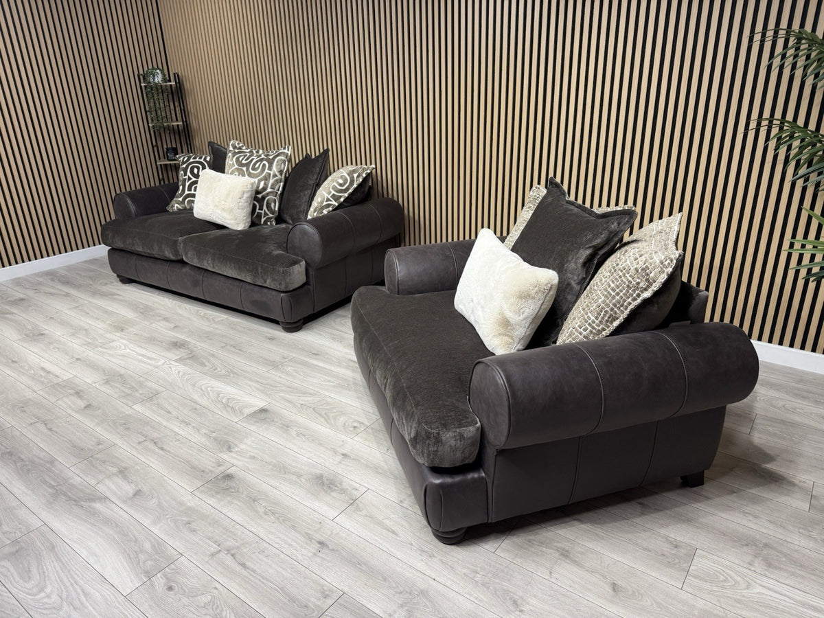 Viscount Fabric 3 Seater Sofa + Love Chair Set - RRP £3898 (PRE ORDER 6-8 WEEKS)