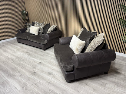 Viscount Fabric 3 Seater Sofa + Love Chair Set - RRP £3898 (PRE ORDER 6-8 WEEKS)