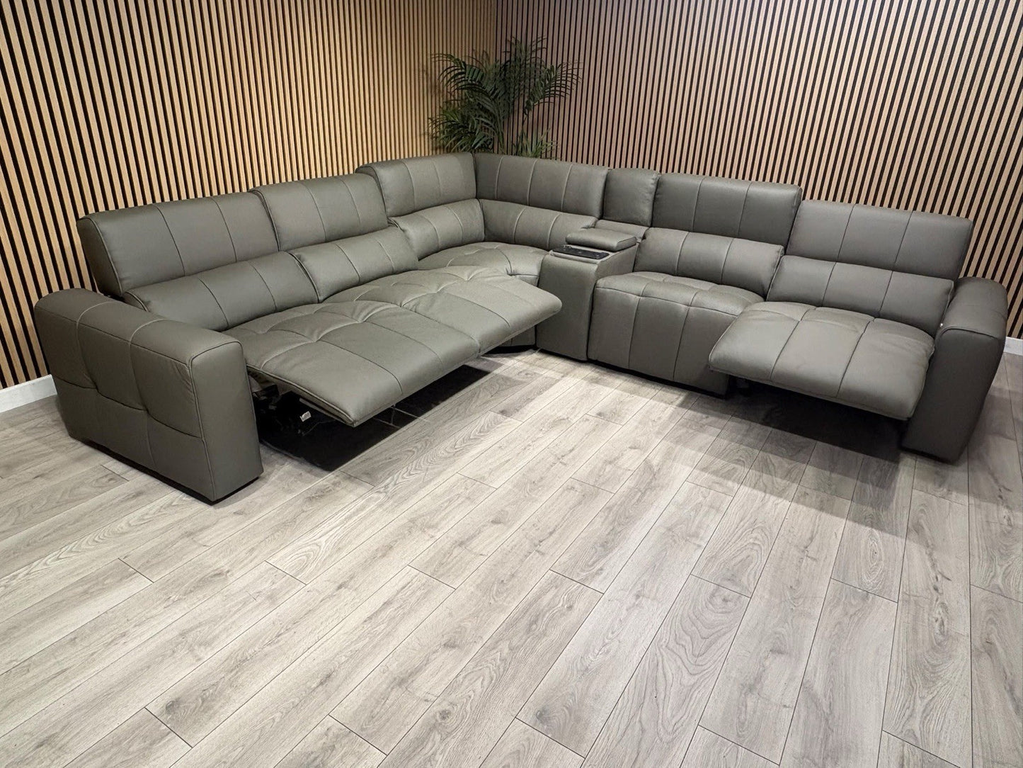 Sofology BARI Large Leather Power Recliner Corner Sofa - RRP £5899