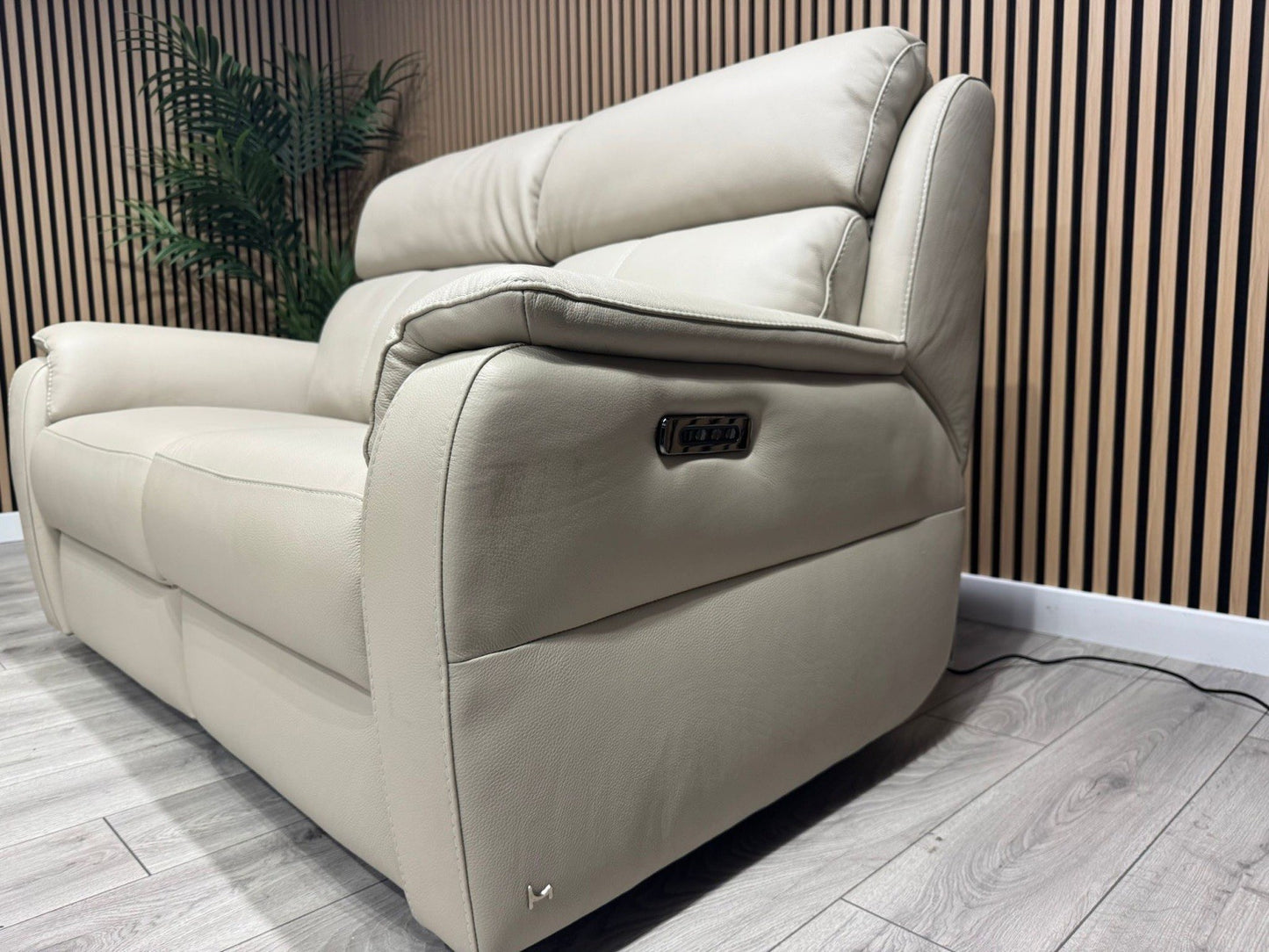 F. Village Nicoletti VITO Leather 3 + 2 Seater Power Recliner Sofas - RRP £7,190