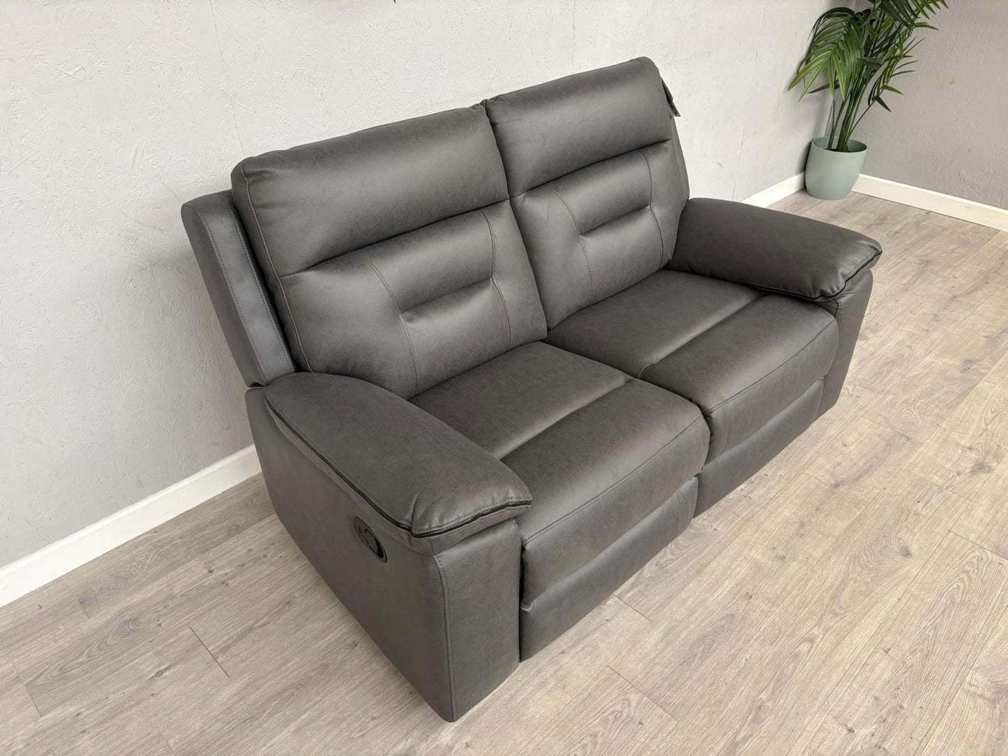 DFS - NEW BRAYLAN Fabric 2 Seater Manual Recliner Sofa - RRP £879
