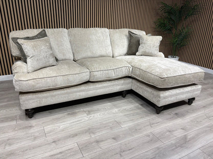 Laura Ashley HERITAGE Style Fabric 3 Seater Chaise Sofa - RRP £2,800