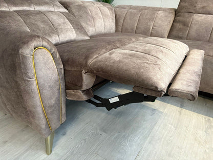 DFS Lidia Left Hand Facing Open Chaise Power Recliner Corner Sofa - RRP £1899