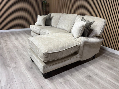 Laura Ashley HERITAGE Style Fabric 3 Seater Chaise Sofa - RRP £2,800
