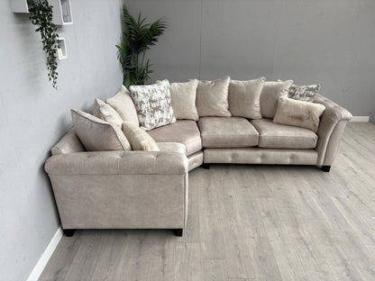 Furniture Village - Aura Classic Back LHF Corner Sofa RRP - £3495
