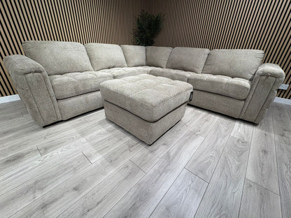 DFS - MAVAM Modular Premium Fabric 2 Corner 2 Sofa + Footstool - RRP £3499