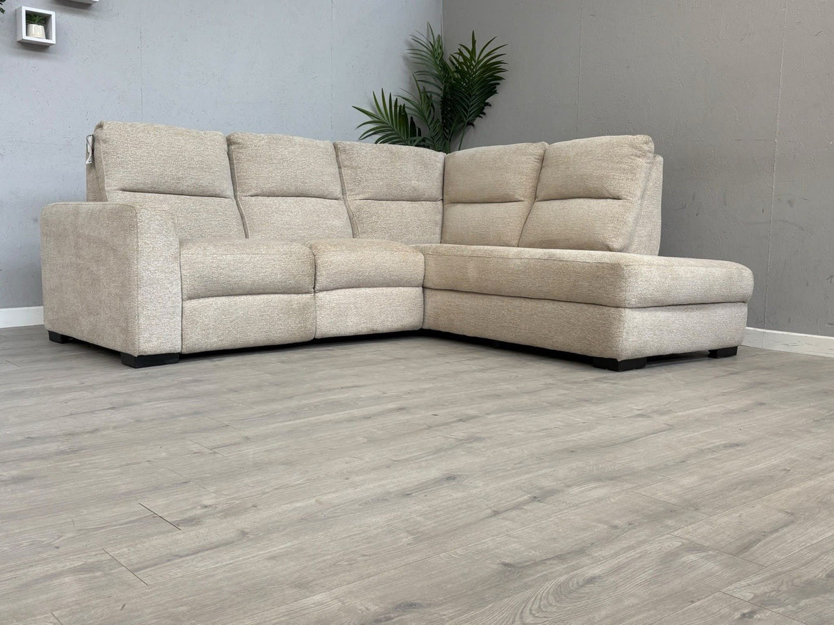 DFS DAVIS RHF Chaise Power Recliner Storage Fabric Corner Sofa - RRP £1,599