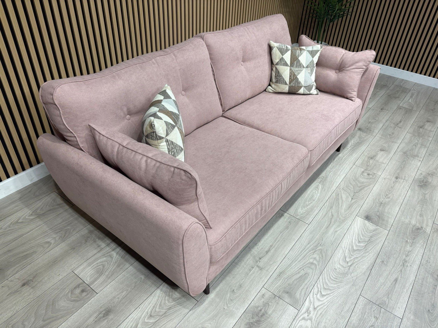DFS Zinc Fabric 3 Seater Sofa RRP £879