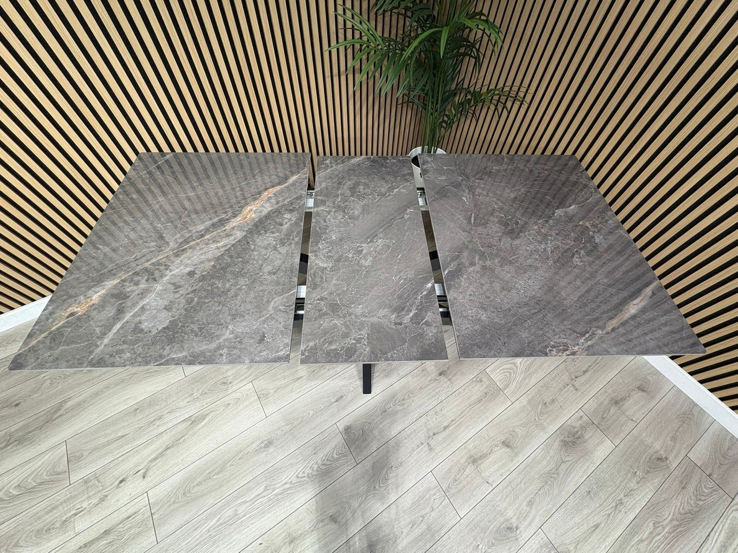 NEXT Sample - CRETE Marble Effect Extendable Dining Table  - RRP £899