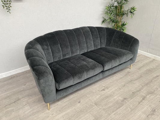 Sofology - OPULENT Large 3 Seater Sofa, Black - RRP £2,199