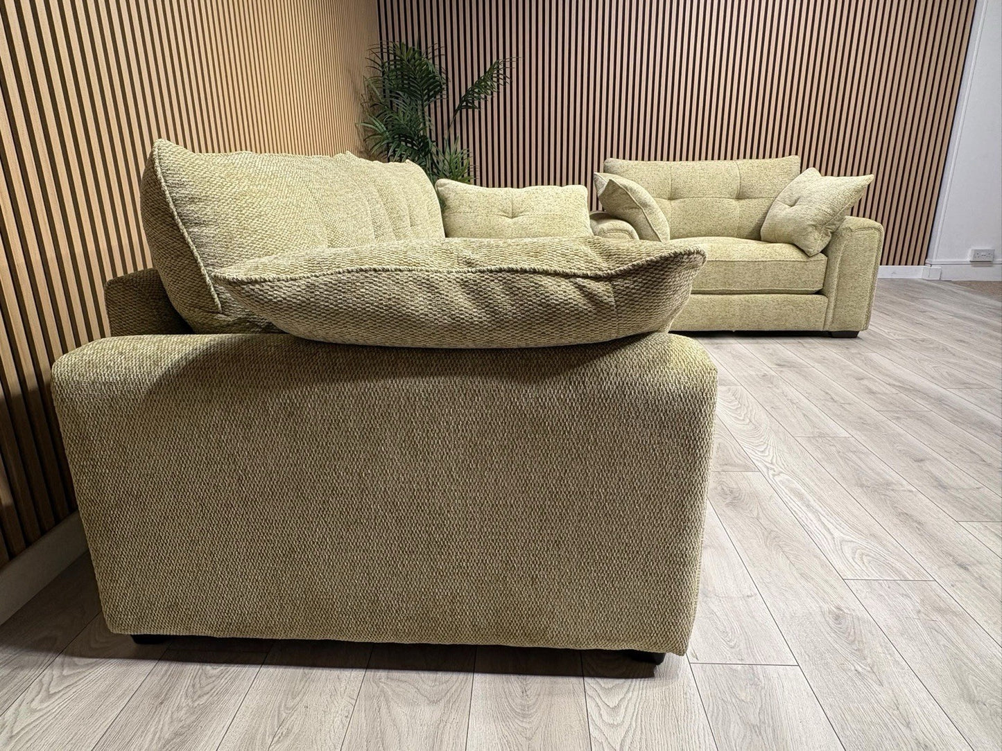 Davina Fabric Large 3 Seater Sofa + Love Chair Set - RRP £2698